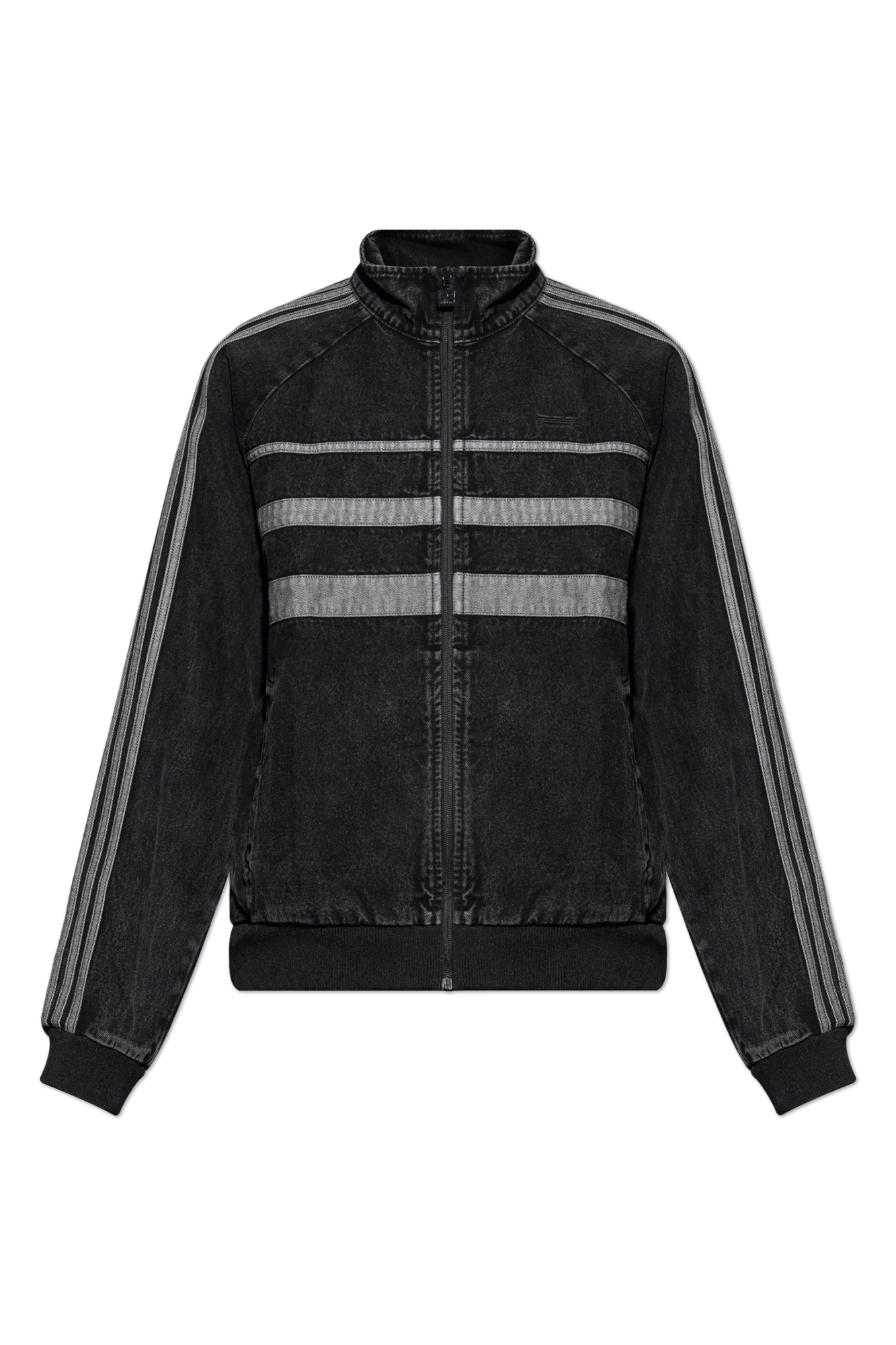 Czarny Jeansowa kurtka ze stójką ADIDAS Originals - Vitkac Polska